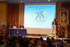 Presentación del logo del 75 Aniversario.