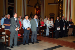 Eucaristía aniversario de la fundación de la Cofradía, 7/08/2013.