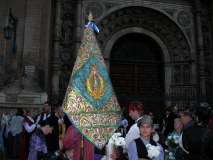 Ofrenda de flores, Fiestas del Pilar.