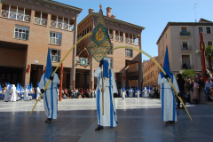 Guión de representación en Plaza de San Bruno.