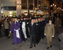 Salida extraordinaria del Cristo de la Cama, 14/02/2009.