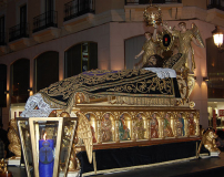 Salida extraordinaria del Cristo de la Cama, 14/02/2009.