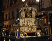 Salida extraordinaria del Cristo de la Cama, 14/02/2009.