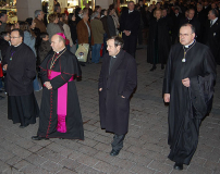 Salida extraordinaria del Cristo de la Cama, 14/02/2009.