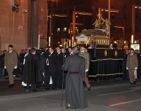Salida extraordinaria del Cristo de la Cama, 14/02/2009.