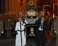 Salida extraordinaria del Cristo de la Cama, 14/02/2009.
