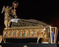 Salida extraordinaria del Cristo de la Cama, 14/02/2009.