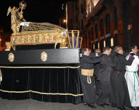 Salida extraordinaria del Cristo de la Cama, 14/02/2009.
