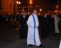 Salida extraordinaria del Cristo de la Cama, 14/02/2009.