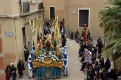 Paso titular entrando a Plaza de San Bruno.