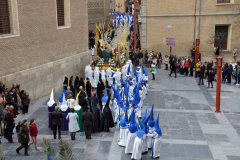 Paso titular saliendo de Plaza de San Bruno.
