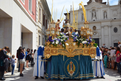 Paso titular en Plaza de la Seo. Autora: Eugenia Aragonés.