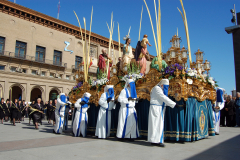 Paso titular en Plaza del Pilar.