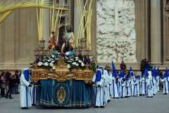 Paso titular en Plaza del Pilar.
