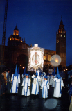 Hermanamiento con la Cofradía de la Entrada de Jesús de Jerusalén de Tarazona, 2002.