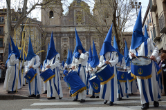 Sección de tambores, timbales y bombos. Autora: Eugenia Aragonés.