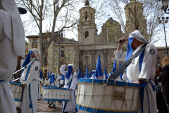 Sección de tambores, timbales y bombos. Autora: Eugenia Aragonés.
