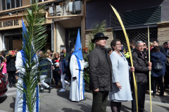 Final de Procesión en calle Alfonso I.