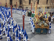 Sección de instrumentos y Paso en Plaza de San Bruno.