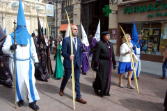 Final de Procesión en calle Alfonso I.