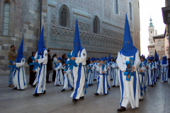 Sección de carracas en Viernes Santo.