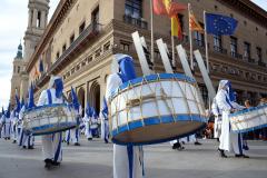Sección de instrumentos en Viernes Santo. Autora: Eugenia Aragonés.