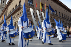 Sección de instrumentos en Viernes Santo. Autora: Eugenia Aragonés.